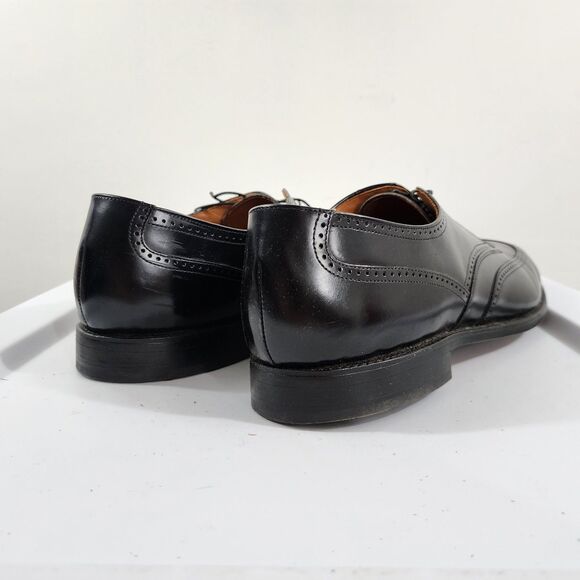 Bostonian Classics Black Leather Wingtip  Seess Shoes Lace-up Loafers Size 14D/B main image 4